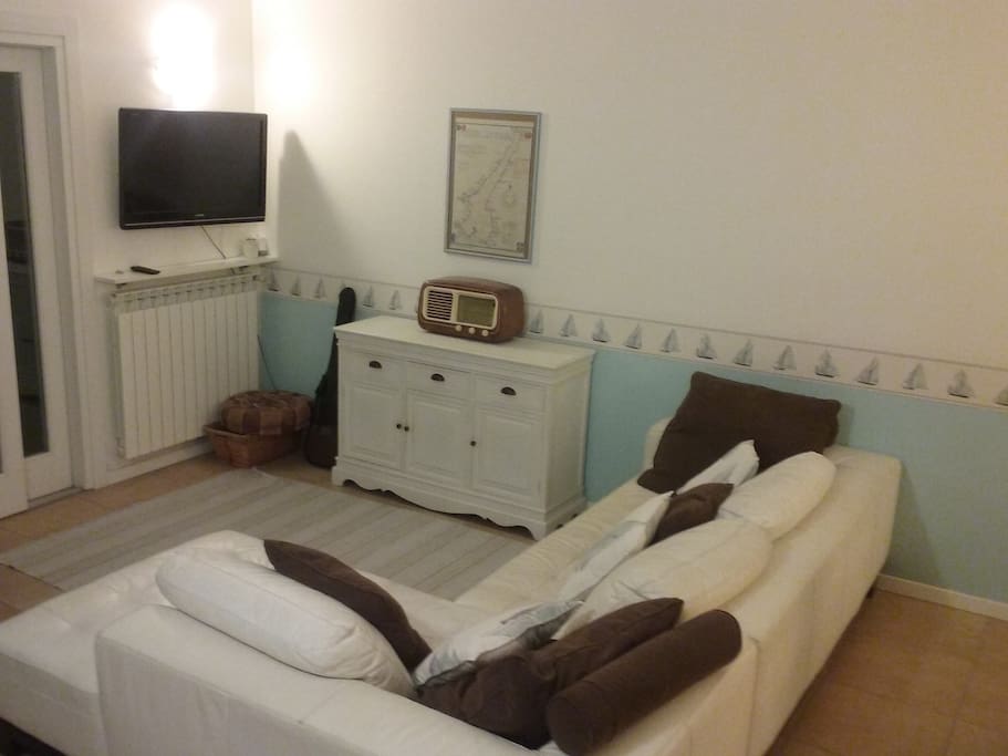 Big, comfortable sofa