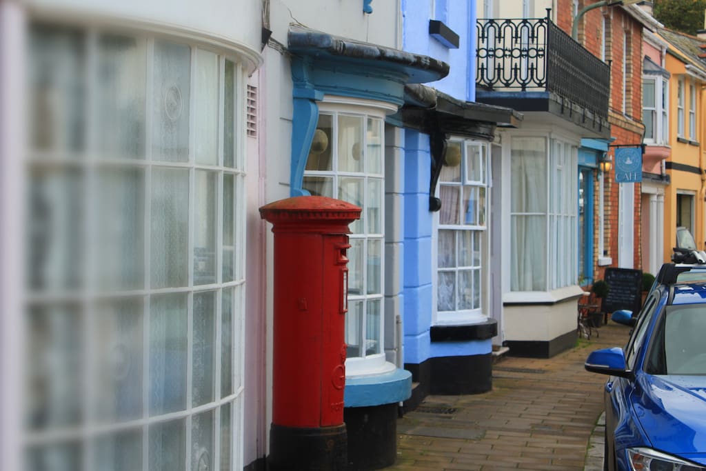 Just next to the Post Box!