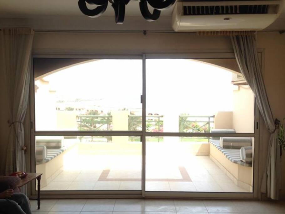 The view from the kitchen