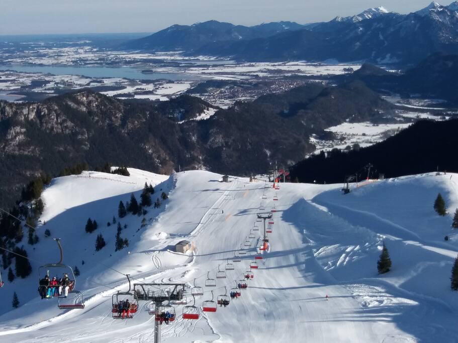 Skifahren auf dem Breitenberg