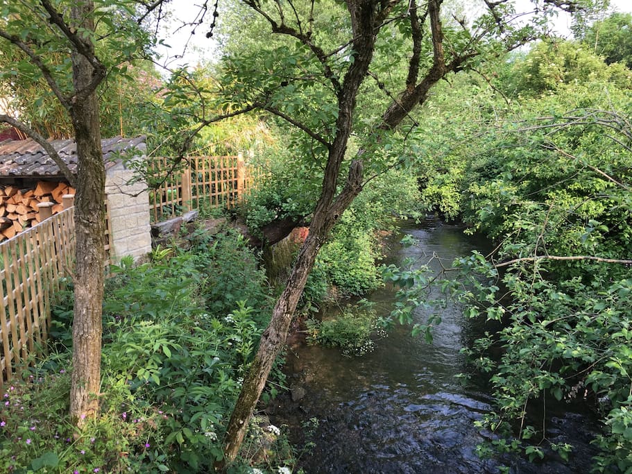 Side view from the bridge