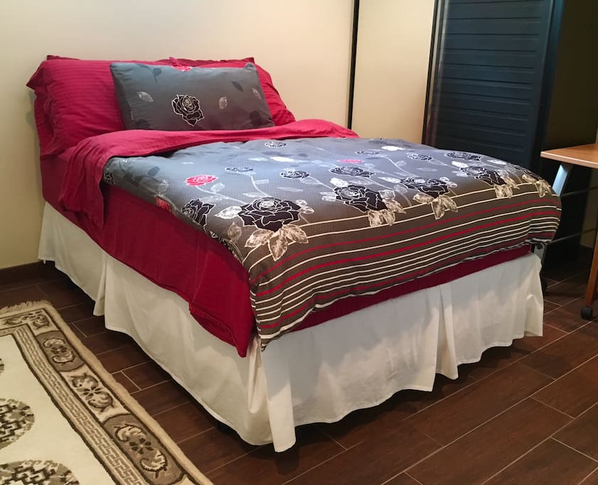Bedroom in finished basement
