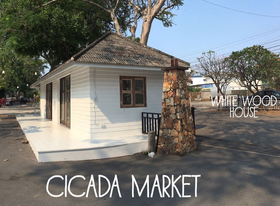 The house is just few steps walk away from the famous artistic Cicada night weekend market