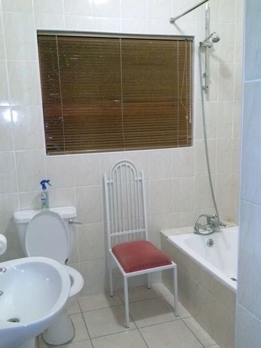 Four-piece bathroom.