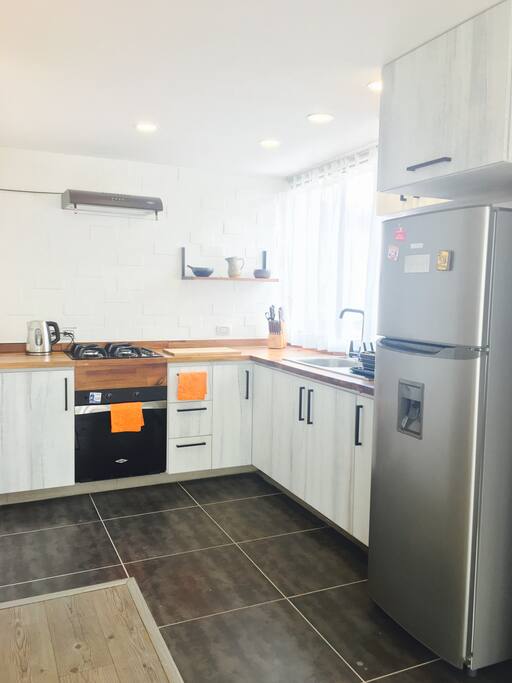 Kitchen with all the amenities