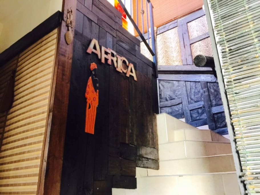 Welcome to Africa - Stairs leading to Apartment 2