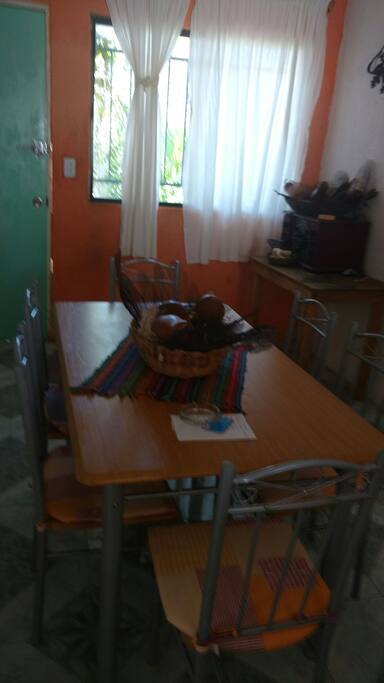 comedor muy acogedor.