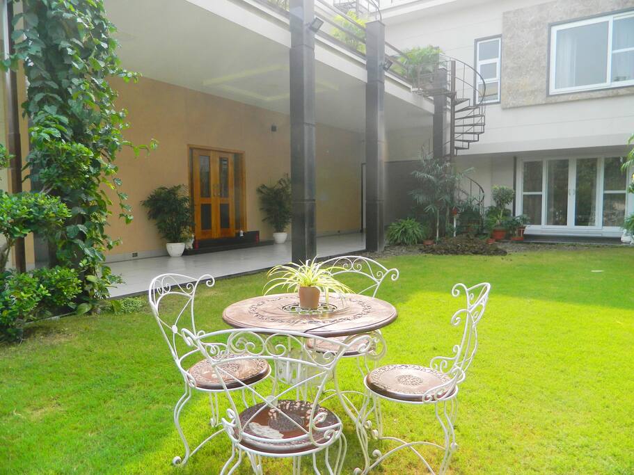 The sitting area