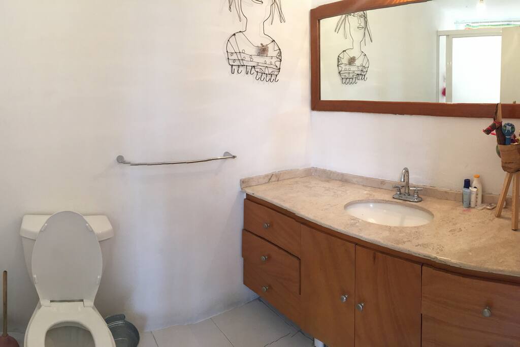 The private bathroom