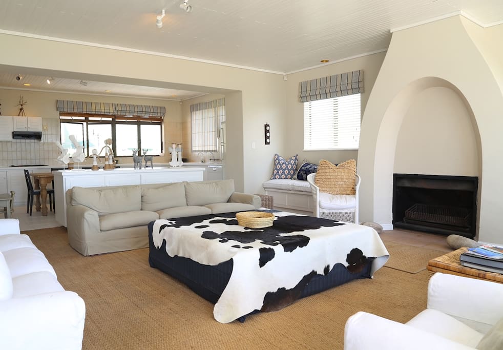 Upstairs, lounge, dining, tv and kitchen