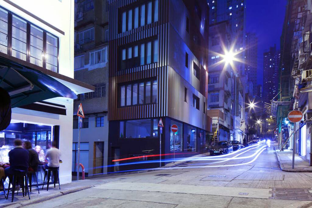 The Exterior of the iconic building. Tai Ping Shan Street / Upper Station Street