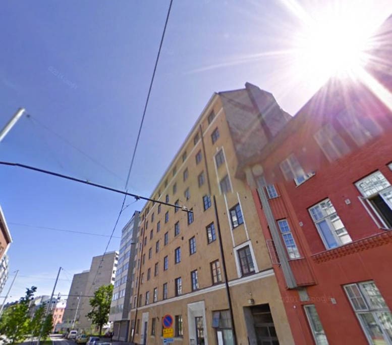View from the street.