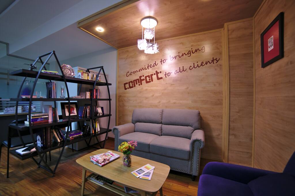Reception and front desk