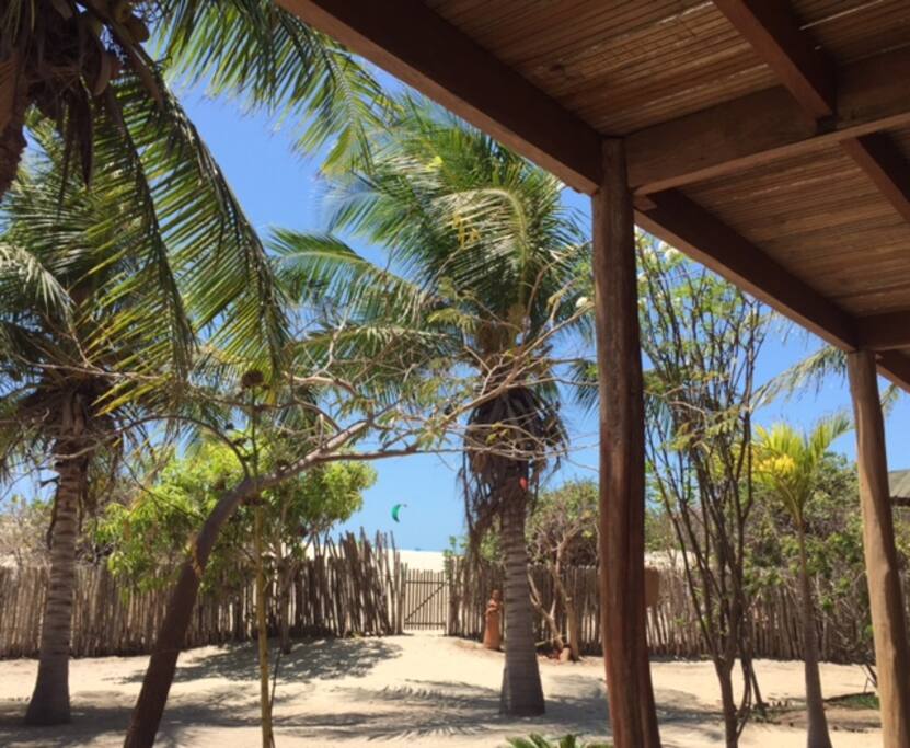 Acesso a praia