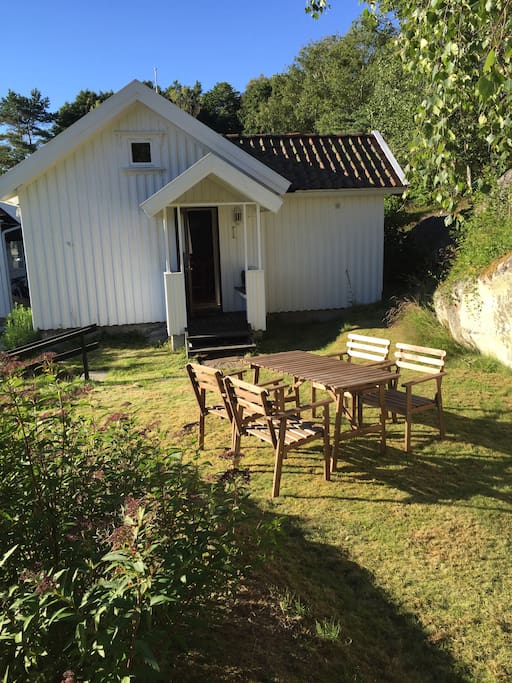 Skjermet uteområde