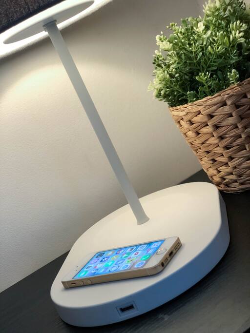 Charge your phone by the bed