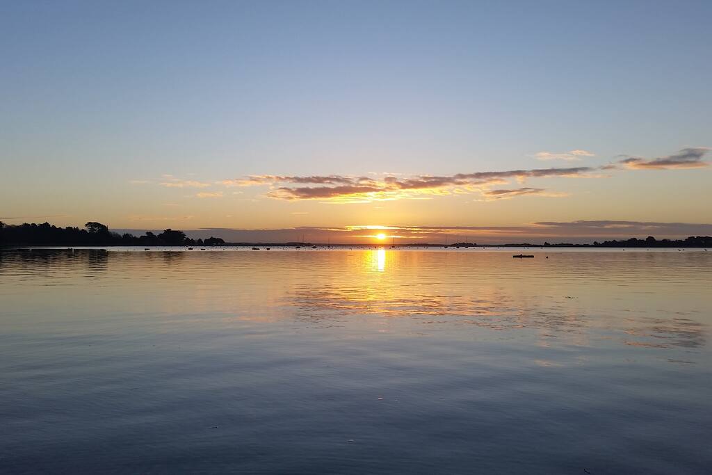La mer à 4mn à pied