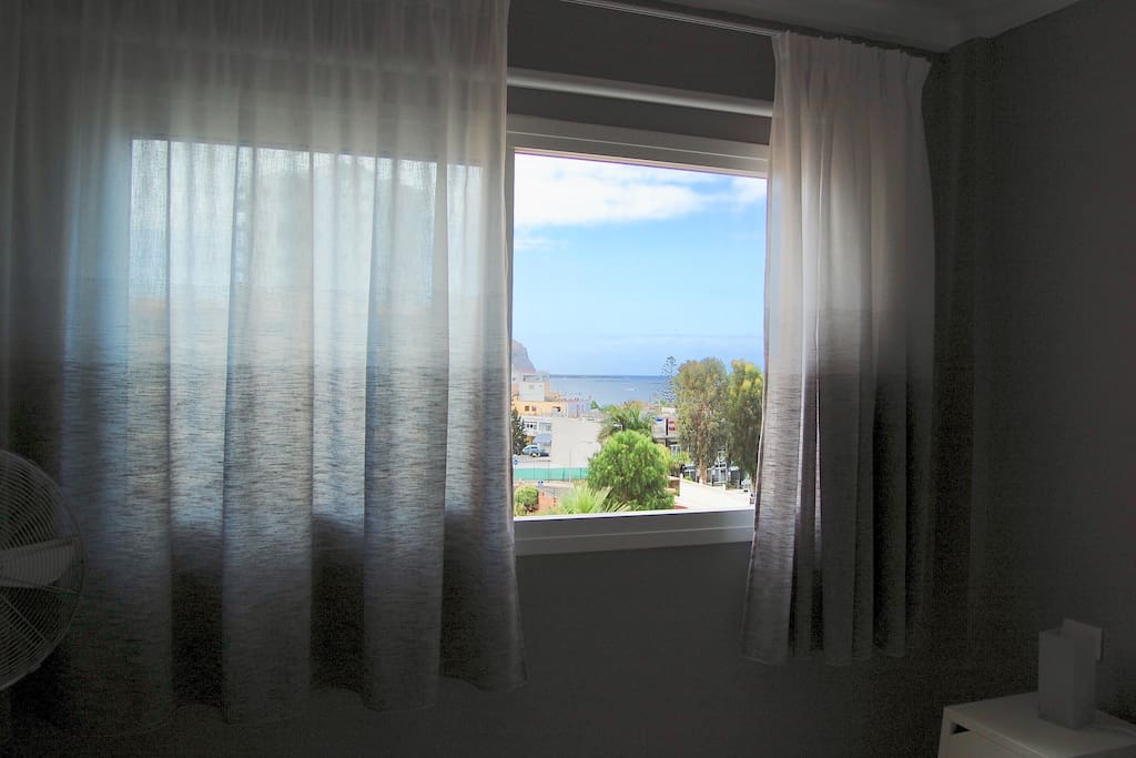 Ocean View from the interior of the bedroom.