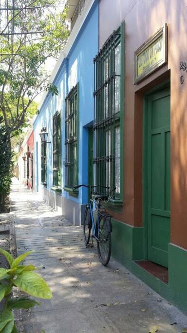 La fachada de la casa