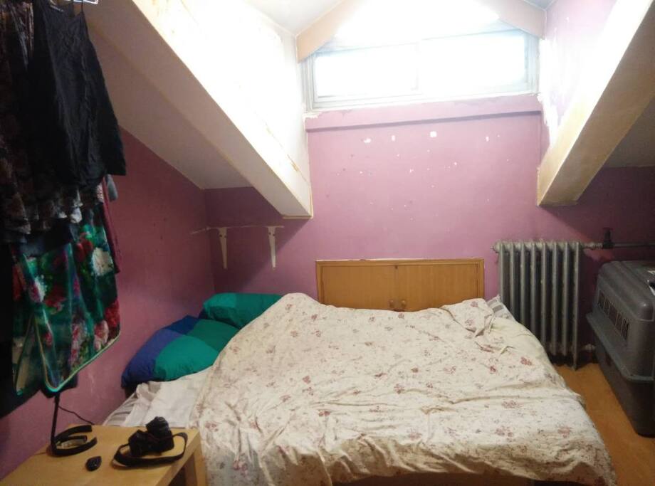 Big comfy bed.