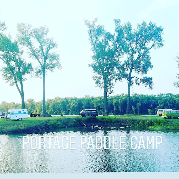Our campground! @PortagePaddleCamp