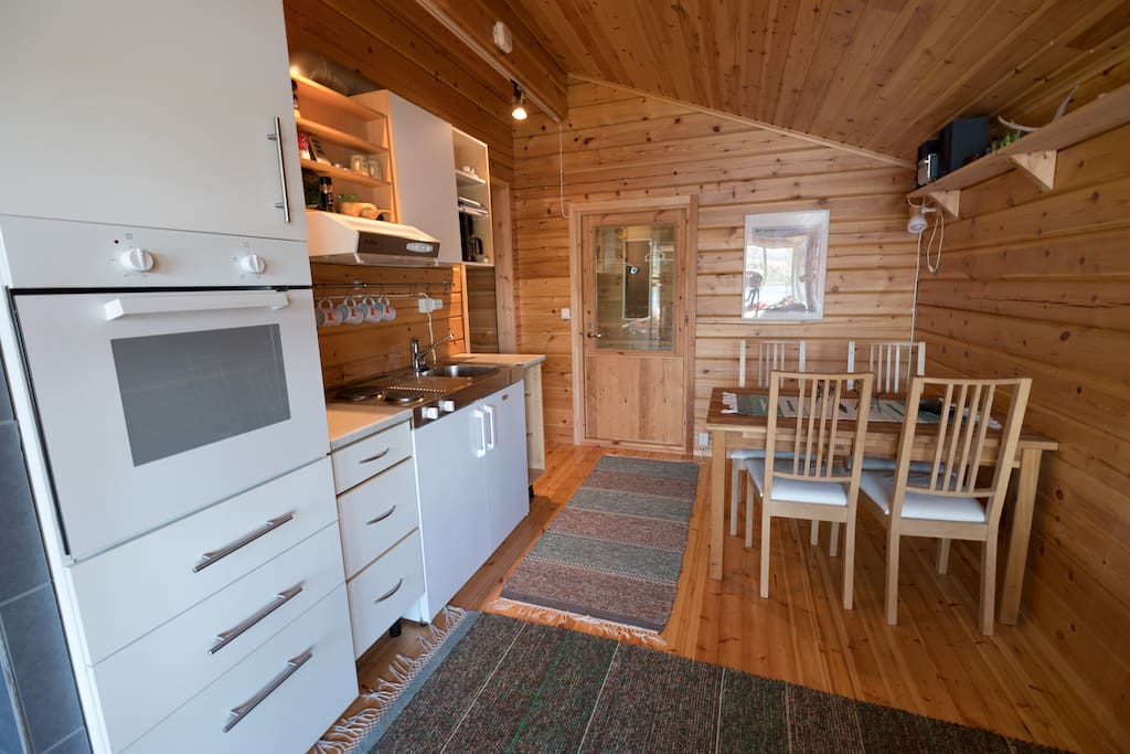 Small but fully equipped kitchen