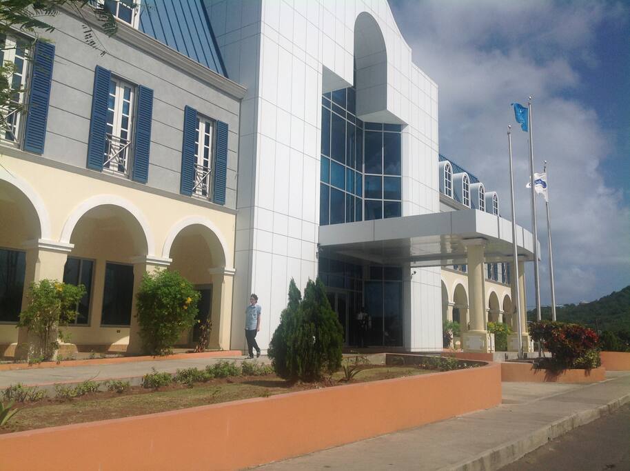 Bank of St.Lucia located 2-3 minutes walk from apartment