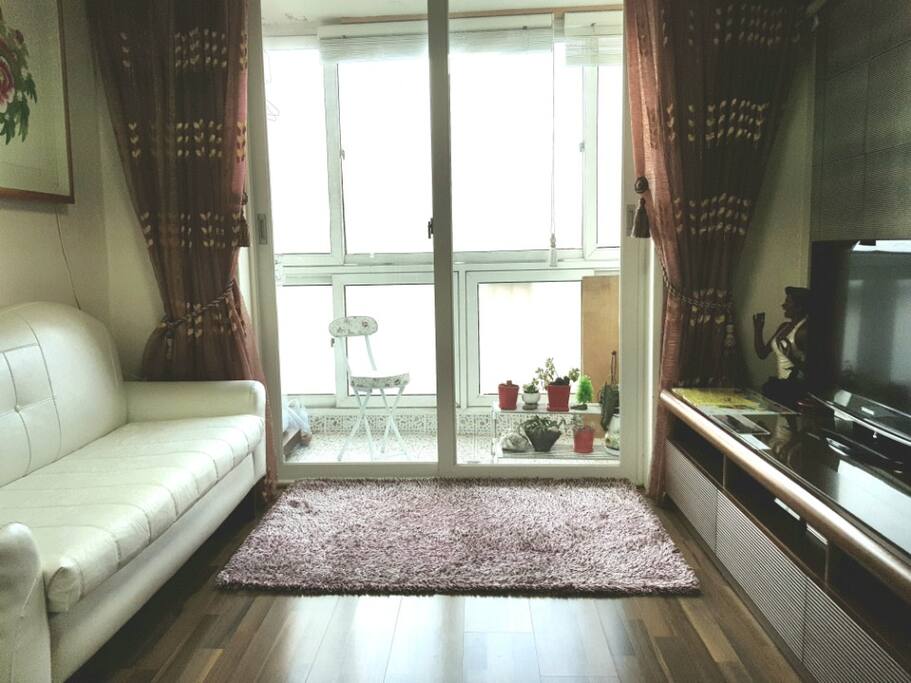 Living room with sofa