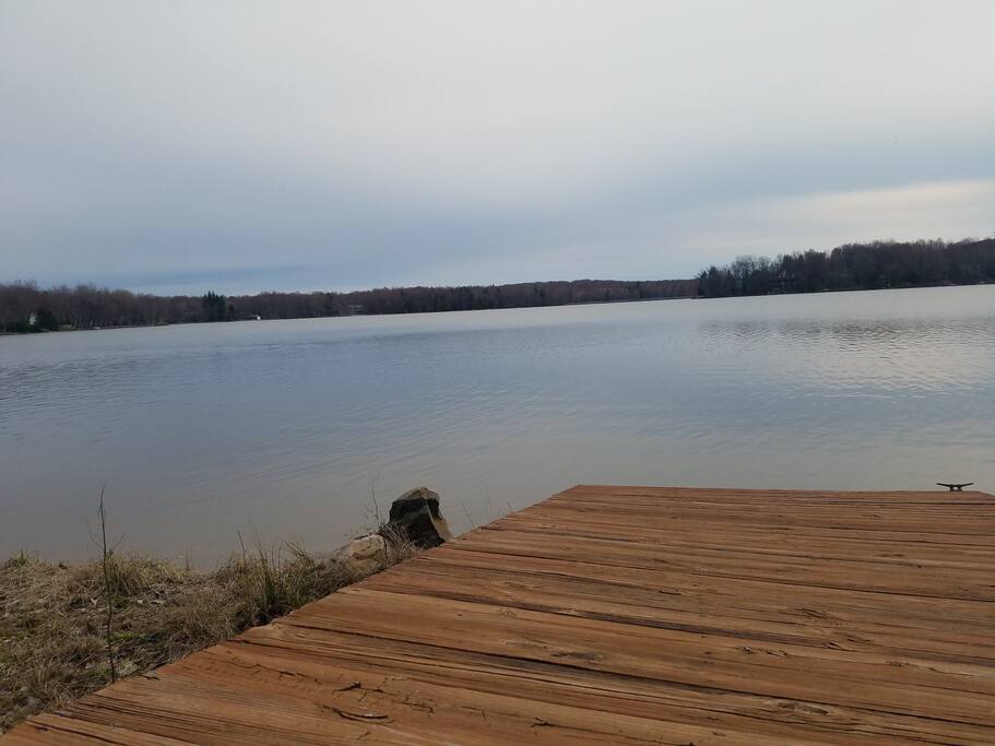 Dock (canoe and floats are here too, not pictured)