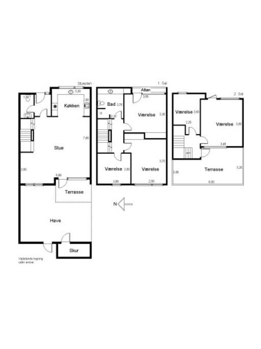 Floor plan. 133 M2.