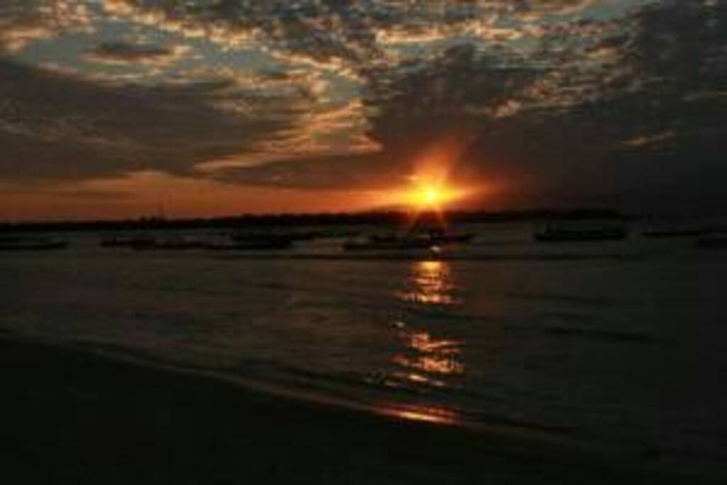 SunriseBeach just 5 minutes walk from our Guesthpuse