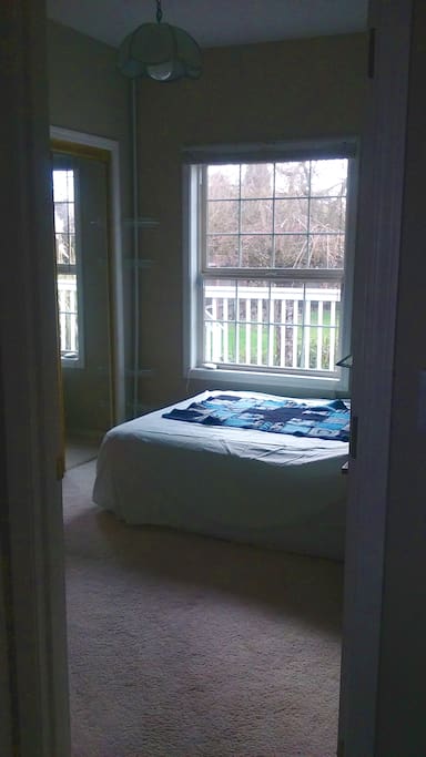 The air mattress is a queen-sized deluxe, perfectly comfortable for single or couple use. It stands 16" off the floor so is very similar to a "regular" bed. It features controls to make the mattress more/less firm to your liking.