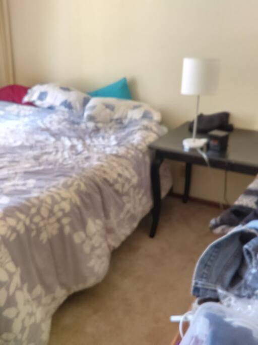 alternative: choose host's bedroom, but my clothes are there!