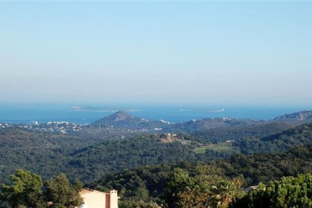 View from all levels, Bay de Cannes, Mandelieu La Napoule, Parc de L'Esterel