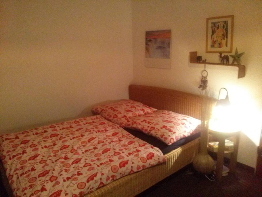 Komfortables französisches Bett für 2 Personen
