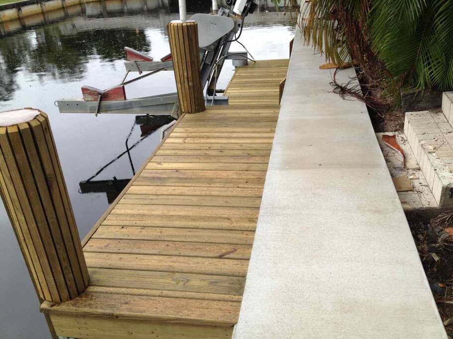 SEAWALL AND DOCK