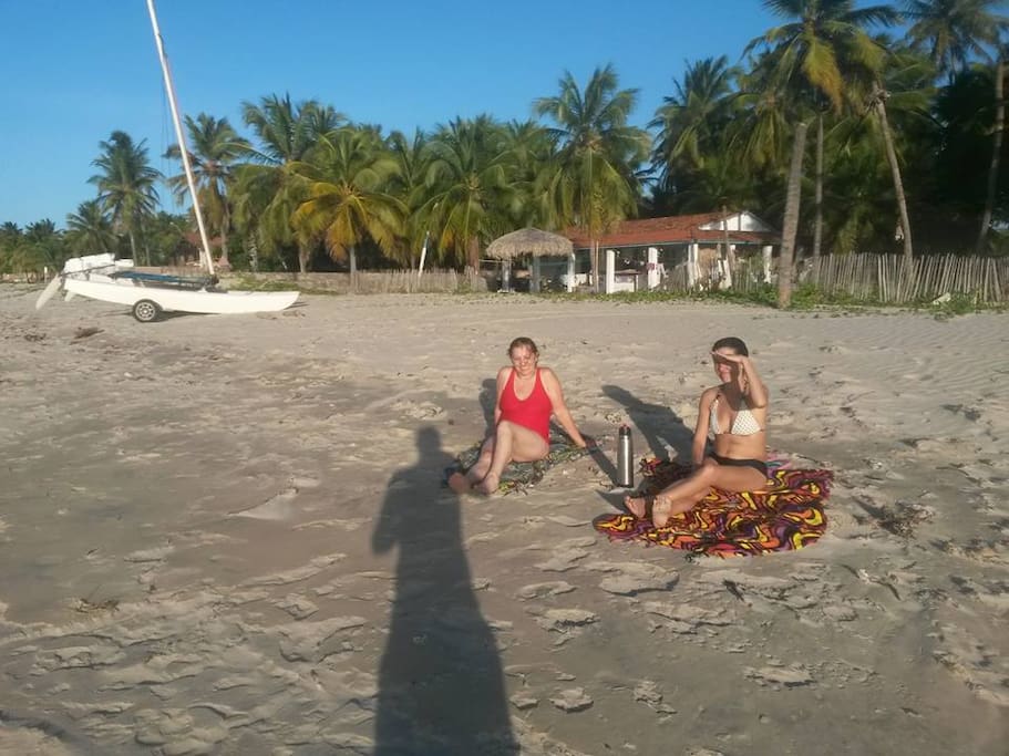 la distancia de la playa a la casa