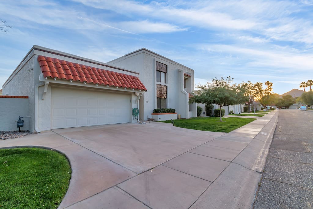 Front of house in the Scottsdale Historic District