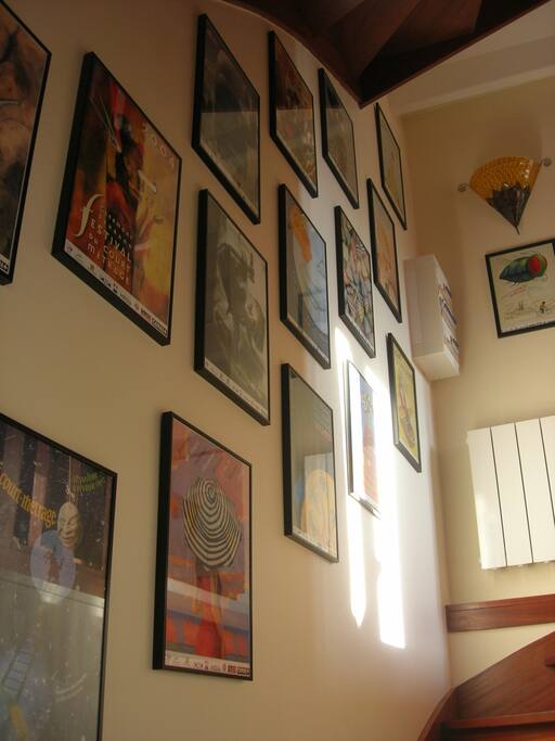Escalier privatif d'accès à l'appartement