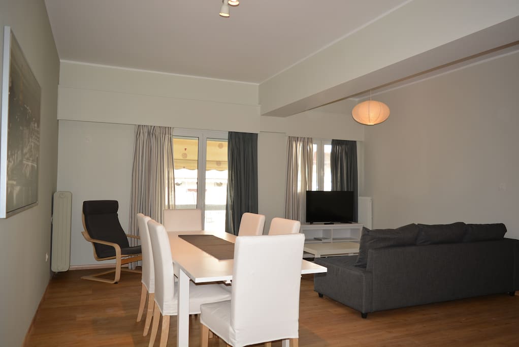 Dining and living room