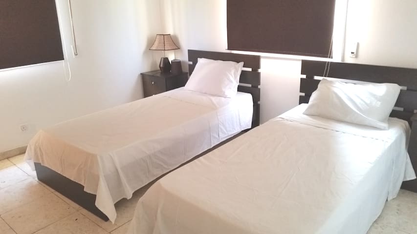 First floor room - two single beds