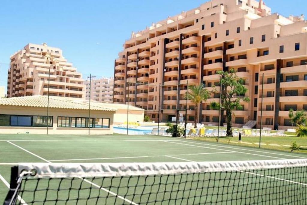 Two tennis courts at your disposal
