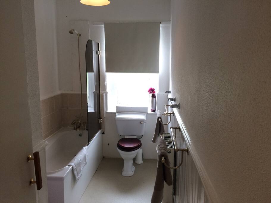 Please note that bathrooms are due to be upgraded in future but at every clean