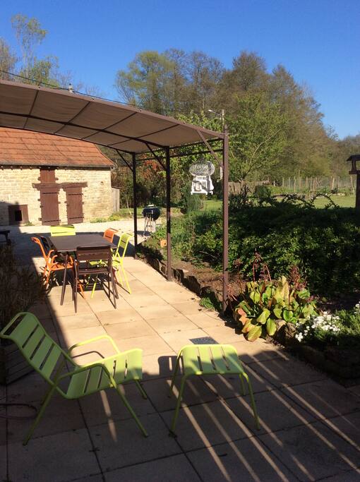 La terrasse.