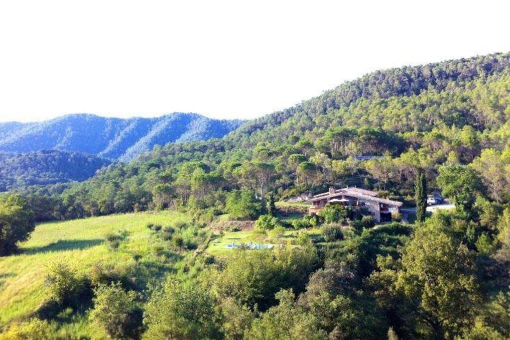 Mas Prim photographed from the next hill