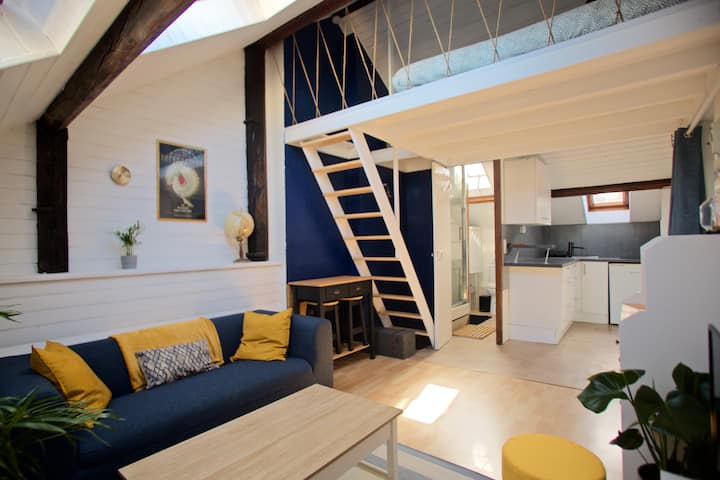 Studio Meublé Courte Durée Mobilité - 南特
