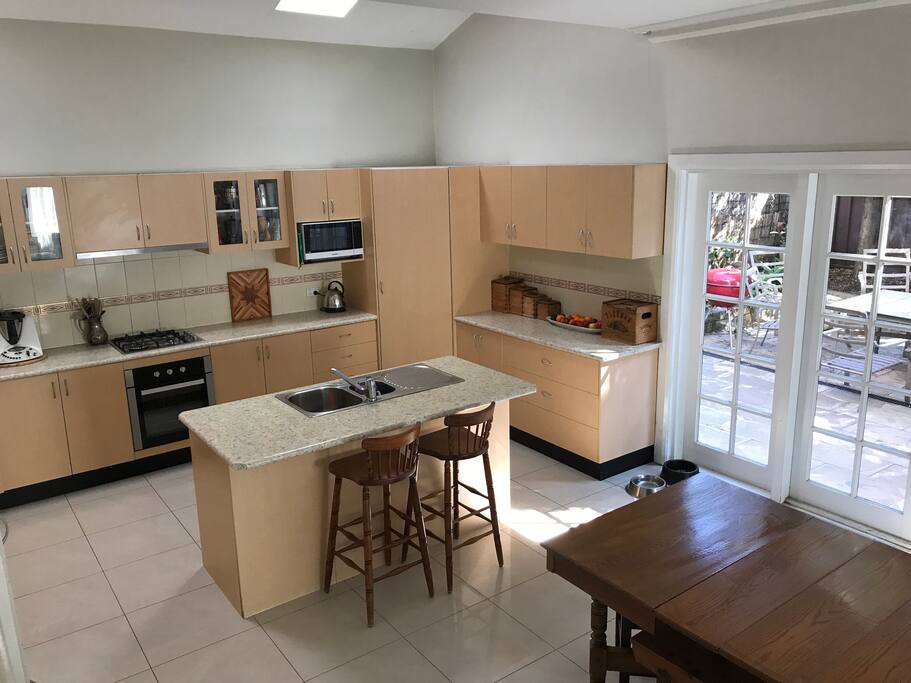 kitchen - thermomix, microwave, dishwasher, gas cooktop, oven