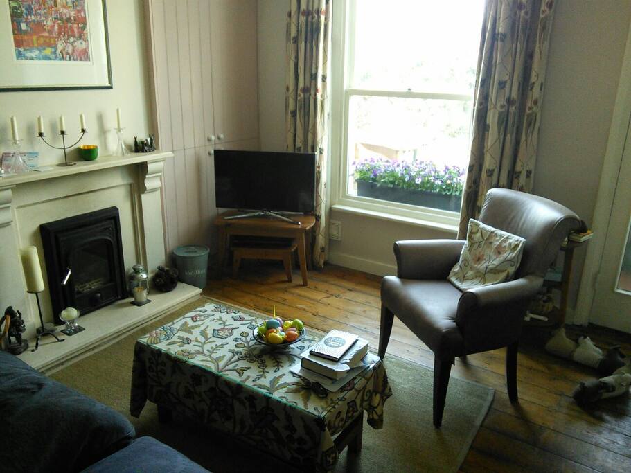 wood burner downstairs