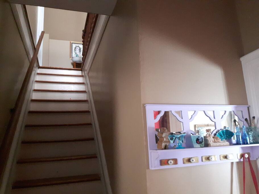Stairs to bedroom