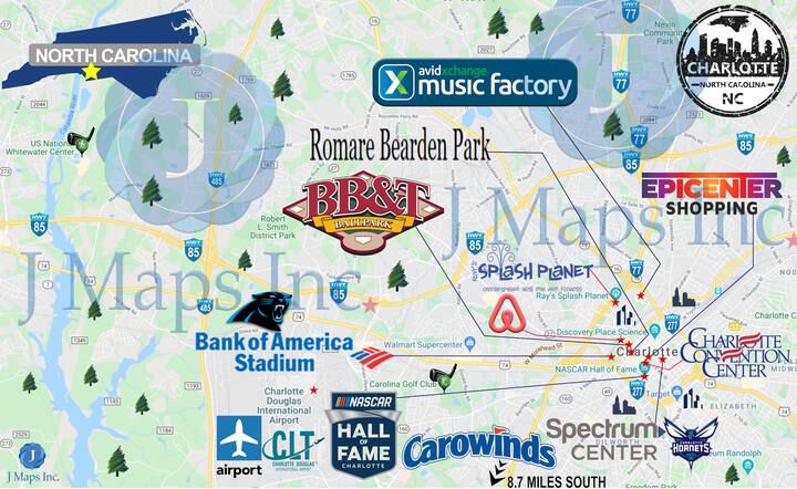 Uptown Charlotte Bb T Stadium View Apartments For Rent In Charlotte North Carolina United States